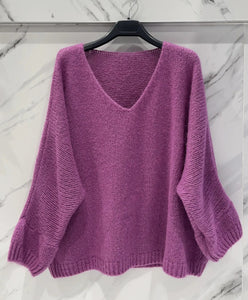 Pull mohair oversize plus de 50 couleurs disponibles