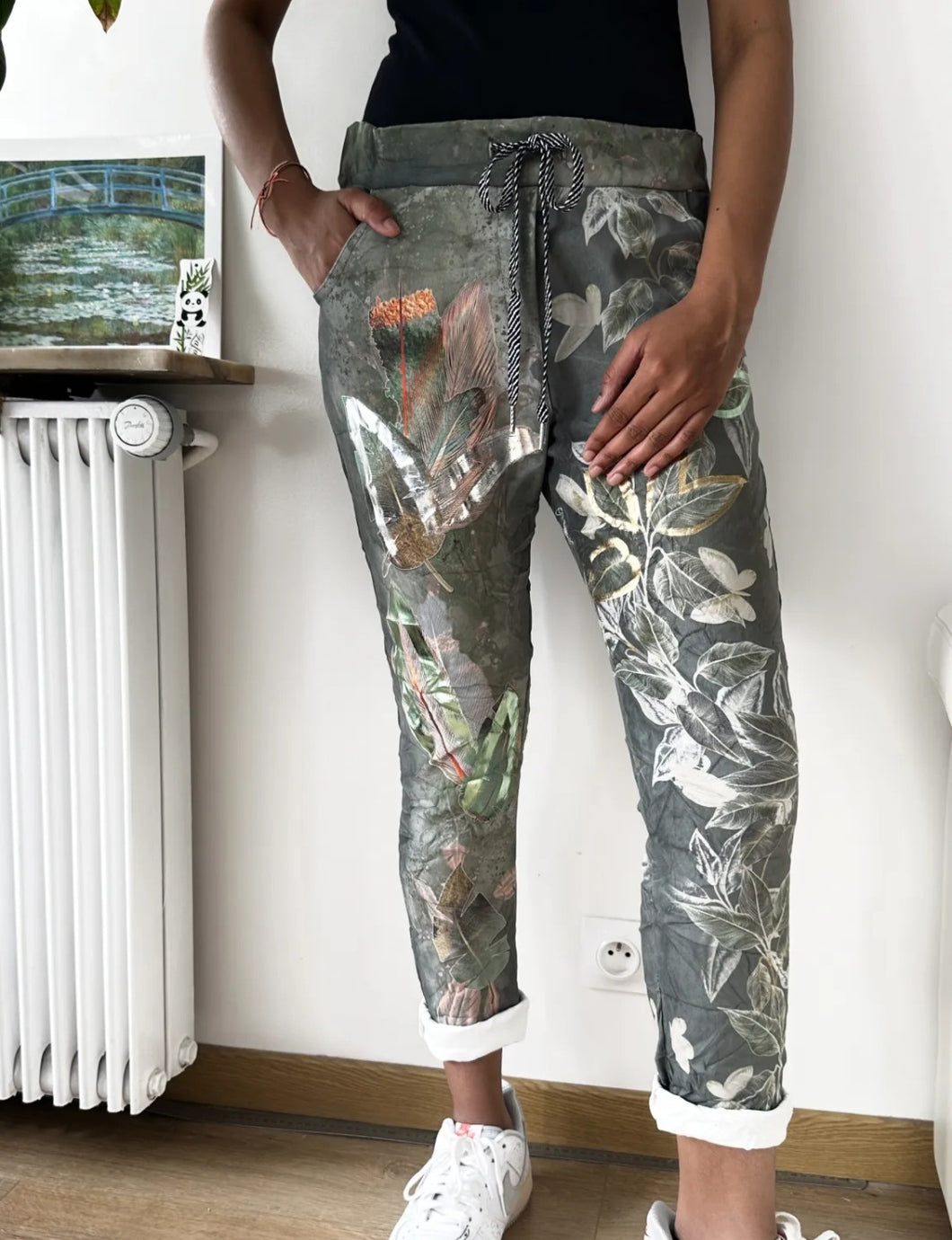 Pantalon imprimé femme
